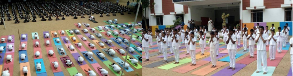 Yoga Program at Hindustan School Coimbatore